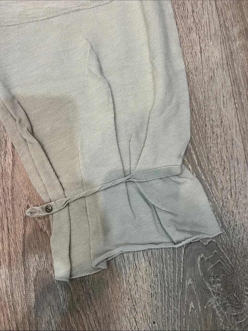 Free People intimately organic cotton pull on loose Pants in Sage/Mint M